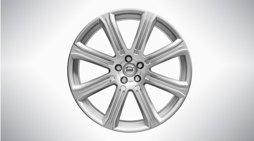 21" 8 radios Silver Diamond Cut - 174